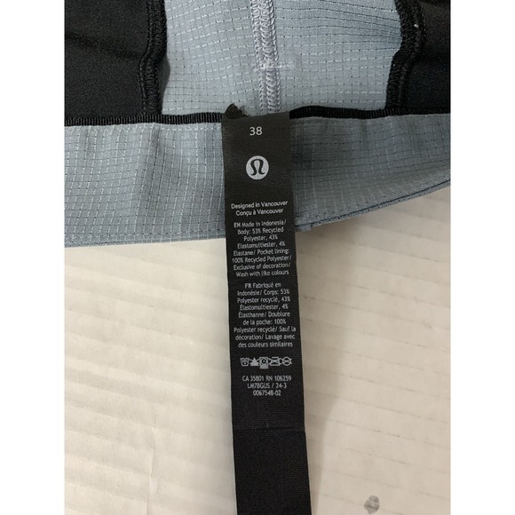 Lululemon Commission Shorts Men's 38 Gray Ventlight Preppy Stretch Woven Golf - Picture 7 of 8